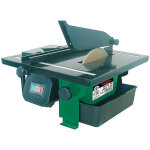 Gerex - coupe carreaux lectrique 600w - disque diamant diamtre 180mm - guide de coupe droit et guide ...