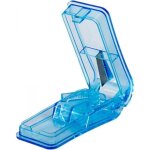 Coupe - comprim�s pour couper et �craser des petits et grands comprim�s, facile � transporter (bleu)