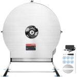 Coupe - l�gumes �lectrique, en acier inoxydable, convertible en manuel, �paisseur r�glable 0 - 12 mm ...