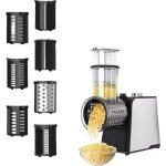 Coupe - l�gumes �lectrique, gros calibre am�lior� rape � fromage, 250w r�pe a l�gumes �lectrique, hachoir ...