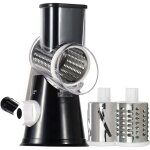 Coupe legumes multifonctions avec 3 lames de tambour d�tachables, coupe legume pour pommes de terre, ...