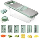 Coupe - l�gumes, r�pe � vin, spiraliseur et trancheuse � l�gumes, version magn�tique