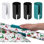 Coupe - papier cadeau, 4 pi�ces d�coupeur de papier d'emballage, d�coupeur de papier d'emballage pour ...