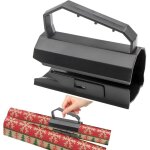 Coupe - papier cadeau, coupe - papier coulissant avec poign�e, outil de d�coupe pour rouleau de papier ...