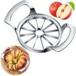 Coupe pomme , version �volutive avec 12 lames, d�coupe pomme en acier inoxydable de haute qualit�, evideur ...