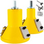 Coupe - tenon, 1' / 25, 4 mm et 2' / 50, 8 mm de diam�tre, doubles lames droites, aluminium et acier, ...