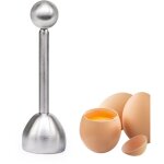 Coupe - ?ufs outil acier inoxydable, ouvre - coquilles, coupe - coquilles ?ufs durs et � la coque, s�parateur. ...