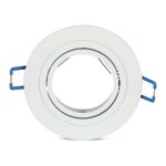 Coupelle orientable ronde pour ampoule led gu10 blanche v - tac vt - 782 Coupelle orientable ronde pour ampoule led gu10 blanche v - tac vt - 782