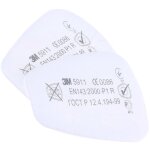 Couple de filtres anti - poussi�re 3m 5911 p1