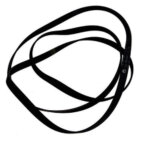 Courroie seche linge 1965h8 siemens brandt non elastique