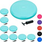 Coussin d'air  picots, lot de 9, pompe  air, 33 cm, balance, fitness, yoga, coussin disque d'quilibre, ...