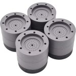 Coussin de choc pour machine � laver, 4 pi�ces base universelle pieds stabilisateurs coussin anti - d�rapant ...