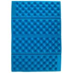 Coussin de jardin imperm�able en mousse, tapis de sol pliable pour camping et ext�rieur (bleu noir)