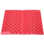 Coussin de si�ge pliable pour pique - nique, plage et camping - tapis de sol eva rouge