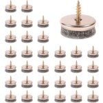 Coussinets de pieds de meubles - paquet de 32 rails coulissants de chaise, protection contre les glissi�res ...