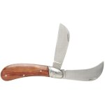 Couteau electricien avec lame serpette et lame droite inox ks tools