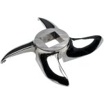 Couteau faucille taille 32, 15, 1 x 15, 1mm quatre lames, acier inoxydable compatible par ex avec hachoirs ... Couteau faucille taille 32, 15, 1 x 15, 1mm quatre lames, acier inoxydable compatible par ex avec hachoirs ...