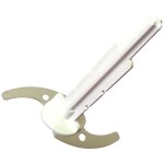 Couteau hachoir blanc Couteau hachoir blanc