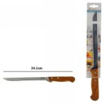 Couteau � jambon couteau de cuisine acier manche en bois 34. 5 cm