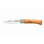 Couteau opinel n7 lame carbone avec bague de scurit - 113070