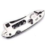 Couteau pliant pince, r�glable couteau de poche pince outil cl�