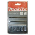 Couteau r�versible 82mm d07951 ? 2 lames hm et plaques de pression ? finition pr�cise pour rabots makita ...