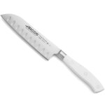 Couteau santoku arcos riviera blanc 233224 de nitrum steel, avec mango de polyoxyméthylène et lame de ... Couteau santoku arcos riviera blanc 233224 de nitrum steel, avec mango de polyoxyméthylène et lame de ...