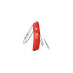 Couteau suisse n� 502 (couteau avec 4 fonctions, incluant tournevis et pincette, outil polyvalent, longueur ...