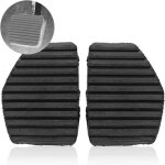 Couvercle de protection de p�dale, 2pcs caoutchouc pedale p�dale de frein d'embrayage housse en caoutchouc, ...