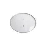 Couvercle verre wok compact  350 mm pour pieces cuisson. . .