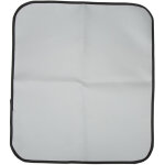 Couverture anti - feu de pique - nique en fibre de verre enduite de silicone, grise, coins arrondis, ...