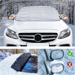 Couverture pare - brise voiture, couverture pare brise pour anti givre, b�che pare brise prot�ge magn�tique ...