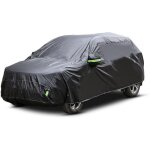 Couverture protectrice de voiture plie anti uv complte impermable avec la bande rflchissante 4. ...