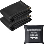 Couvertures de securite incendie , lot de 2, 6 pi x 10 pi, couverture ignifuge, resiste jusqua 1022 �f, ...