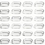 Couvre - pieds de chaise ovales en silicone transparent - jinfgerne - 24 pi�ces, protection anti - rayures ...