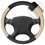 Couvre - volant couvre - volant diam�tre 38 comfort grip voiture noir beige