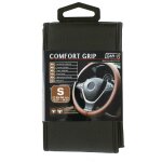 Couvre volant micro - perfore comfort grip s 35 - 36 cm - noir