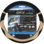 Couvre volant riviera noir - beige