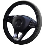 Couvre volant voiture, elastic, housse de volant de voiture microfibre cuir diam�tre 38 cm, couvre de ...