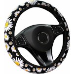 Couvre volant voiture mignon daisy fleur voiture d�coration int�rieure tricot� couverture de volant universel ...