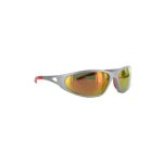 Lunettes de soleil freelux lux optical argent mat rouge miroir catgorie 3