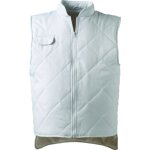 Gilet matelass de travail sans manche albatros - blanc l - 48 / 50