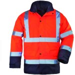 Coverguard - parka haute visibilit� 4 en 1 bicolore roadway orange / bleu l