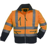 Coverguard - veste polaire haute visibilit manches amovibles station polar fleece orange / marine m