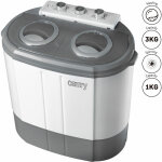Camry - cr 8052 portable mini machine  laver camping caravane 3kg spin sche - linge schage 190 w blanc ...