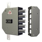 Dom - serrure de sa curita gauche cr 2200 double embout a appliquer sur les portes blinda es