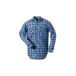 Chemise de travail hiver taille xl, bleu -  carreaux