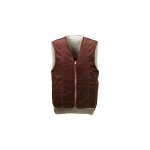 Gilet , webfell, taille m, brun