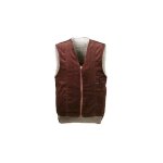 Gilet , webfell, taille xl, brun