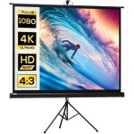 Cran de projection avec support tr�pied r�glable en hauteur home - cin�ma vid�o projecteur format 4:3 ...